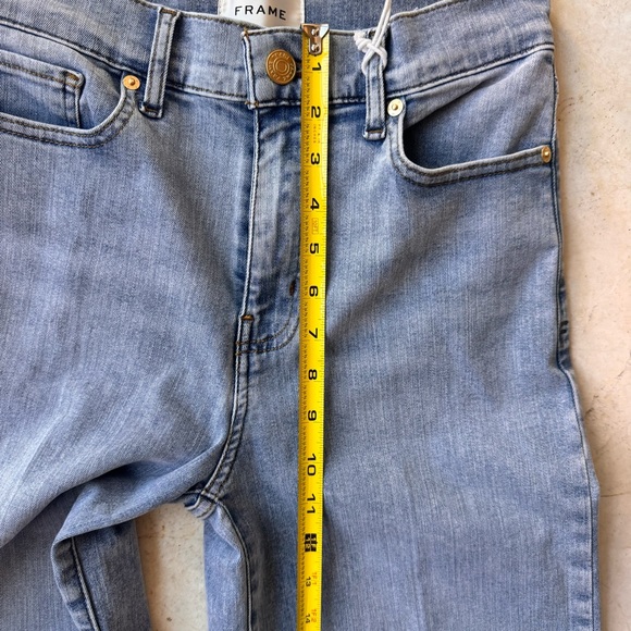 Frame Le Slim Palazzo Blue Wide Leg Jeans size 26 - Picture 9 of 12